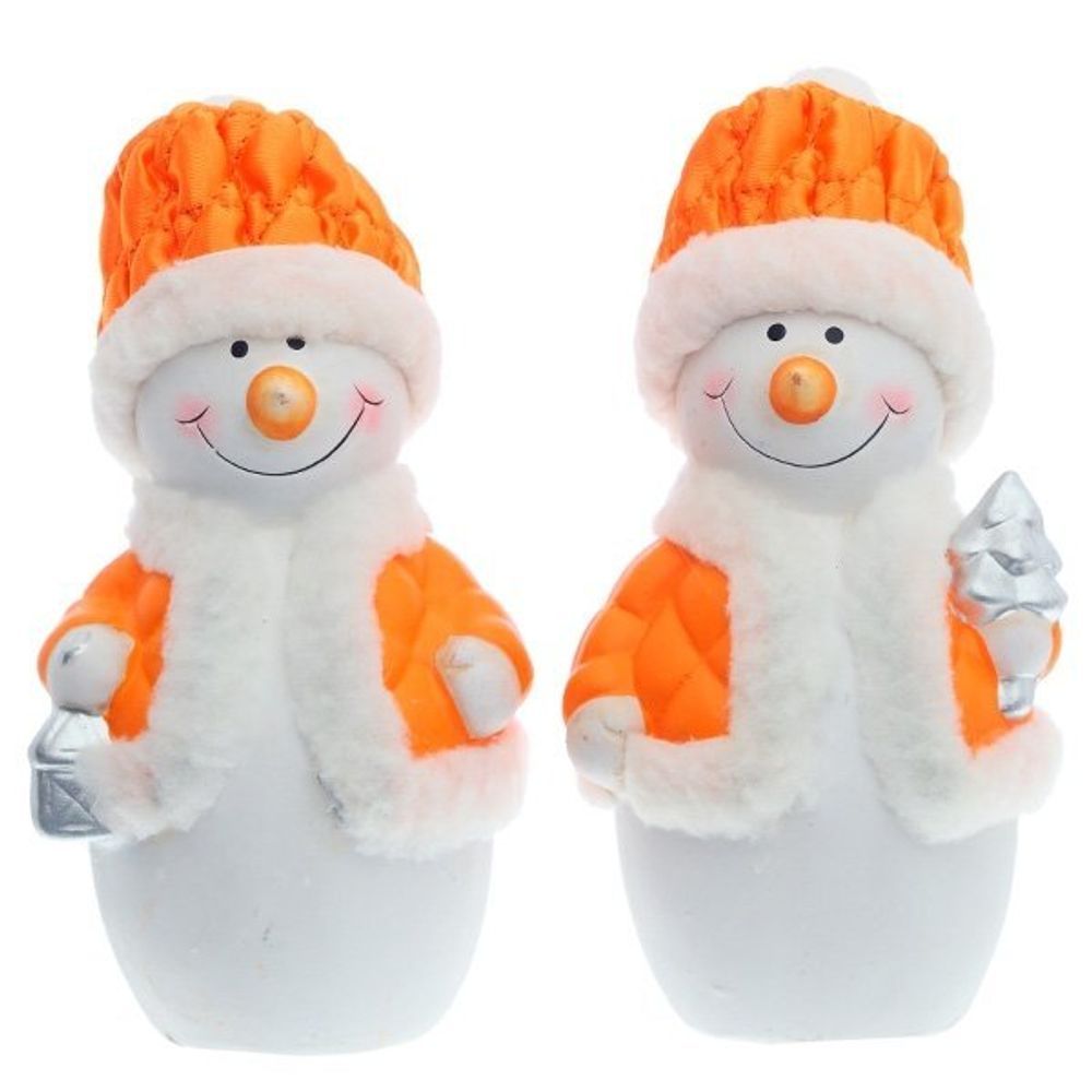 GAEM Фигурка декоративная " Снеговик", L7,5 W6 H12 см, 6в.