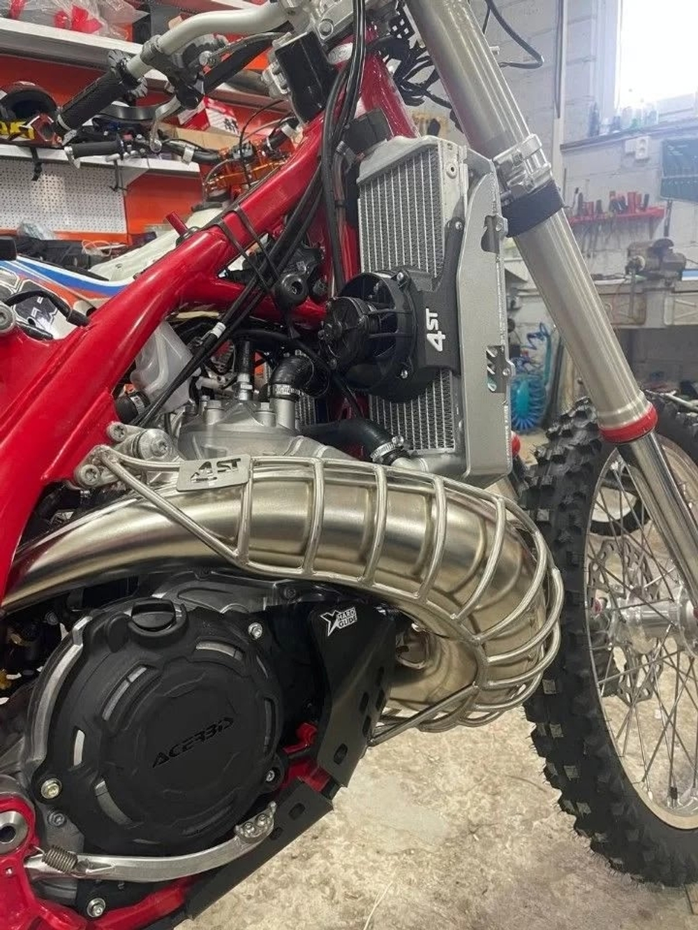 4st Защита резонатора (нерж.) KTM tbi