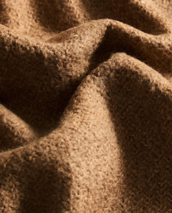 Zara Home - Плед с бахромой, охра, 160x240 см