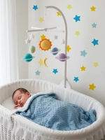 Наклейки интерьерные Звездочки для дизайна и декора 2 листа