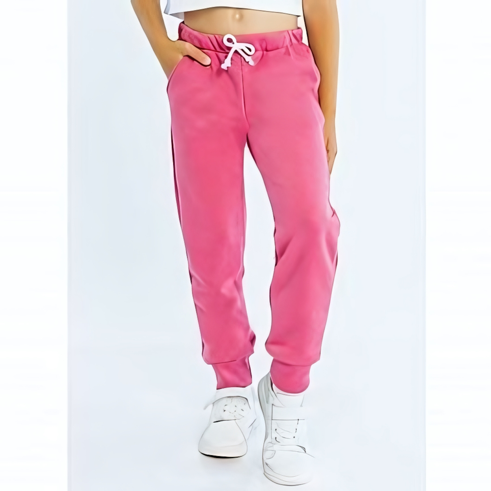 Штаны для девочек футер 3х нитка петля 1510330106 р.86 (Юлла)