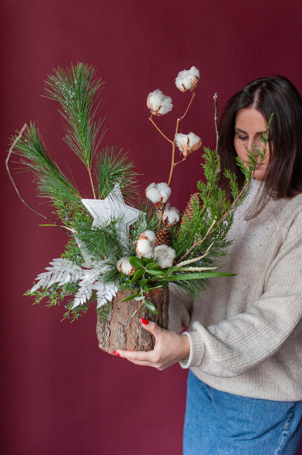 Новогодняя композиция Зимушка