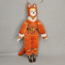 Ёлочная игрушка Мальчик-Лисёнок