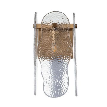 Бра 1*E14 V000017 12019/1W Brass бронза Eleganza Indigo