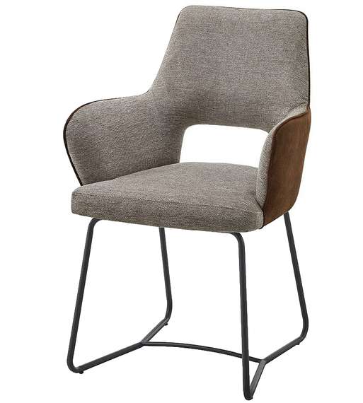 Стул Tidan серый с коричневым