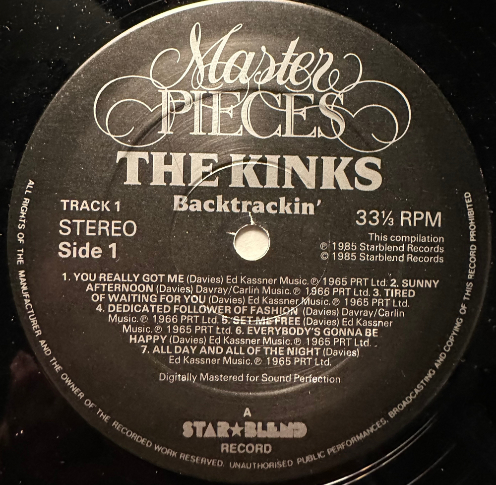 The Kinks - Backtrackin' 2LP (Англия 1985г.)
