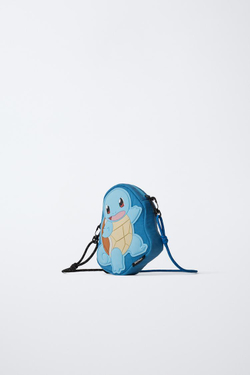 ZARA СУМКА С ПЛЕЧЕВЫМ РЕМНЕМ И ПРИНТОМ TLE POKÉMON™, СИНИЙ