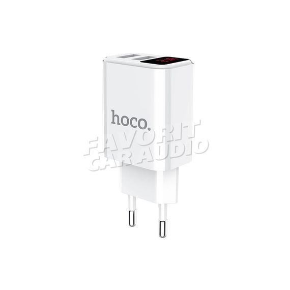 СЗУ 2 USB HOCO C63A Victoria 2100mA пластик белый