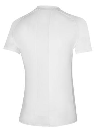 Мужское теннисное поло Mizuno AW22 Shadow Polo - белый