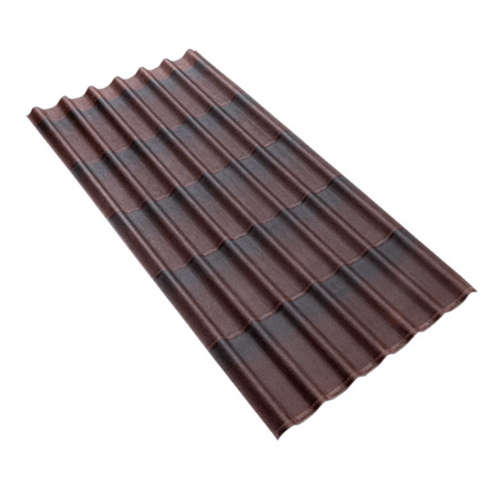 Лист кровельный волнистый Ондулин Черепица 1950х960х3,3 мм коричневый