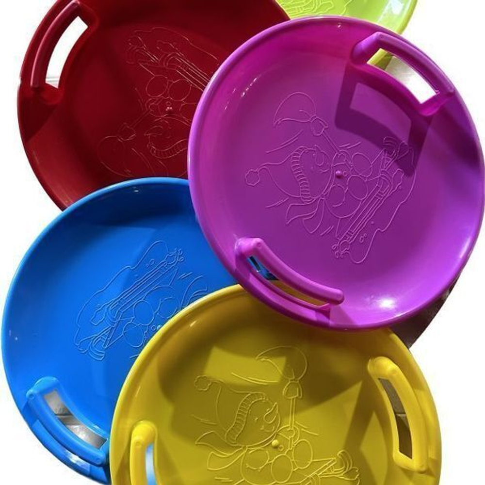 Ледянка круглая Кросс, 50 см, цвеи МИКС