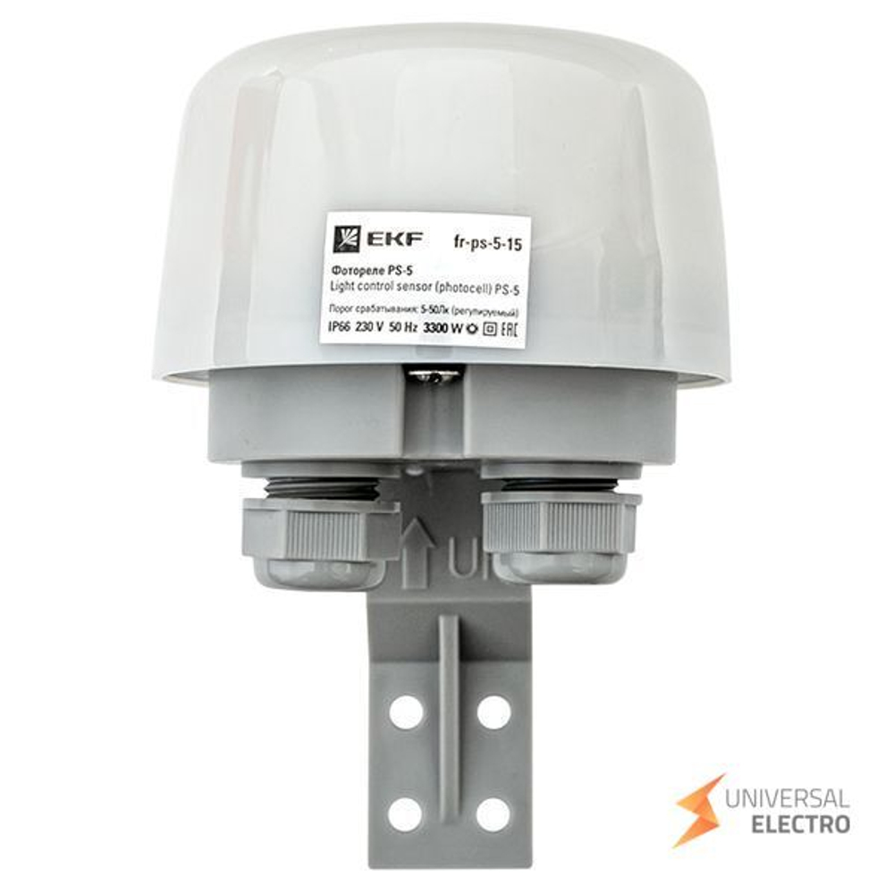 Фотореле PS-5 15А 3300Вт IP66 EKF PROxima
