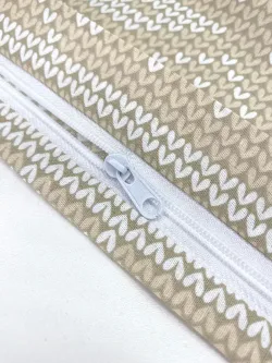 Наволочка комплект 2шт перкаль Сказка "Скандинавия" 45х45 см на молнии