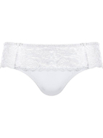 Нежные трусики-слипы с кружевным декором (Размер: 44) (Цвет: белый)