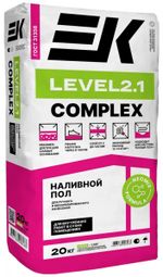 ЕК Level 2.1. Быстротвердеющий наливной пол 20 кг 2-100 мм