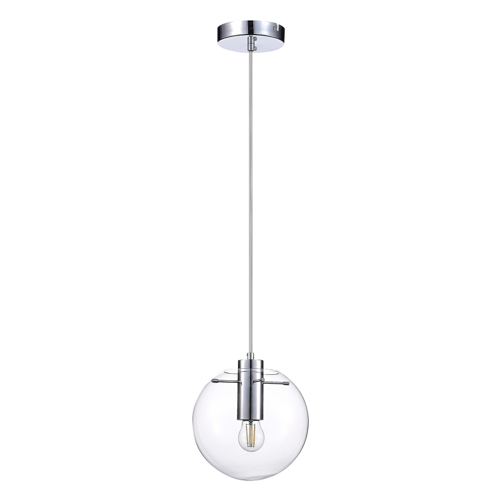 SL1056.103.01 Подвес ST-Luce Хром/Прозрачный E27 1*60W