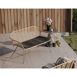 Кушетка Bergenson Bjorn Vetle Bent, 125х68х81 см, ротанг