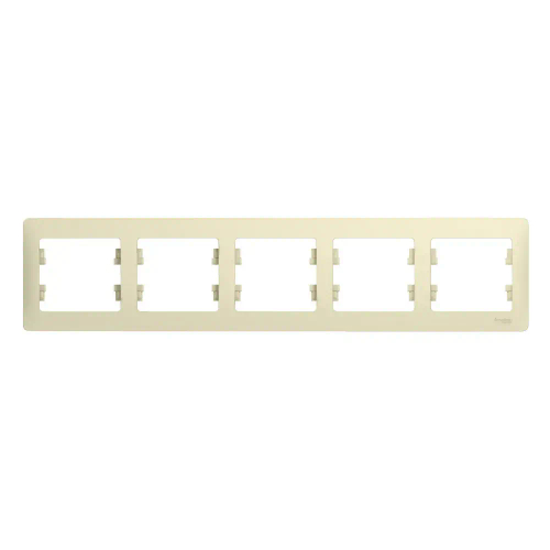 GLOSSA 5-постовая РАМКА, горизонтальная, БЕЖЕВЫЙ