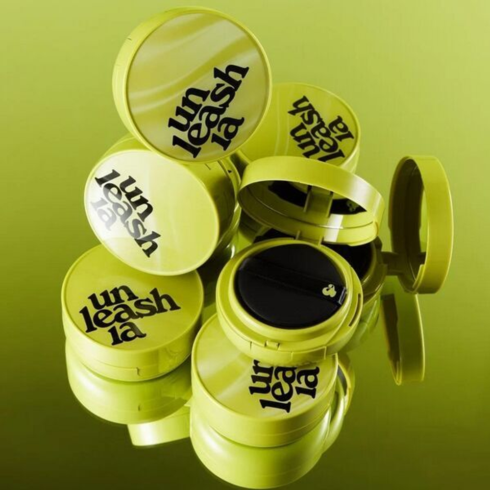 Тональный кушон с сатиновым финишем Unleashia Healthy-Green Cushion SPF30 PA++ #18C SeaShell, 15г