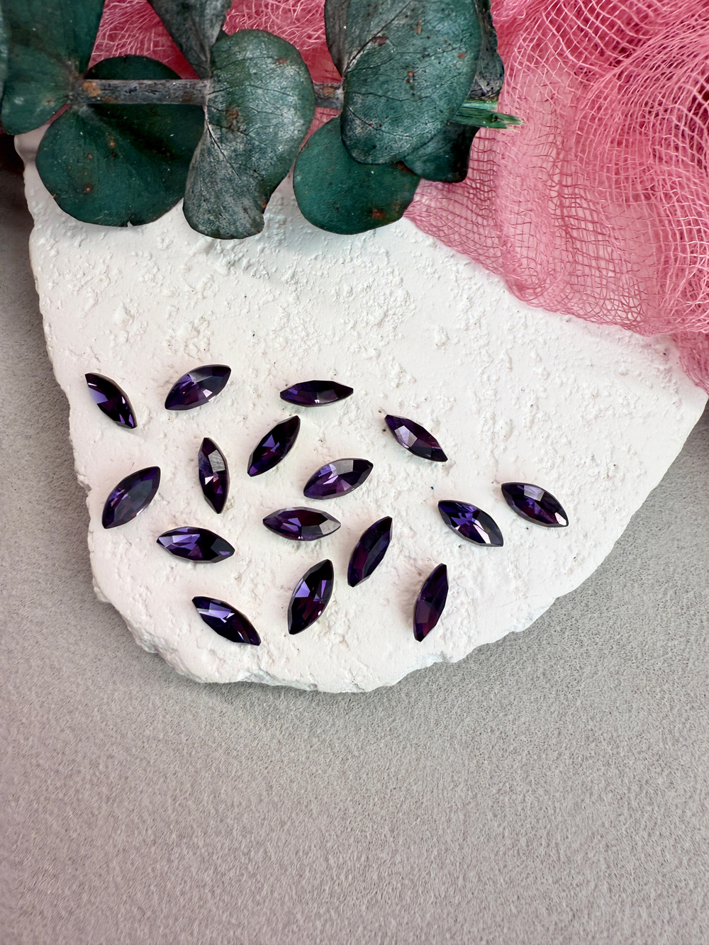 Наветт Navette 10*5 мм, Purple Velvet