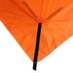 Палатка зимняя куб СЛЕДОПЫТ 1,5 х1,5 м, Oxford 210D PU 1000, S по полу 2,2 кв.м, цв. оранжевый/бел