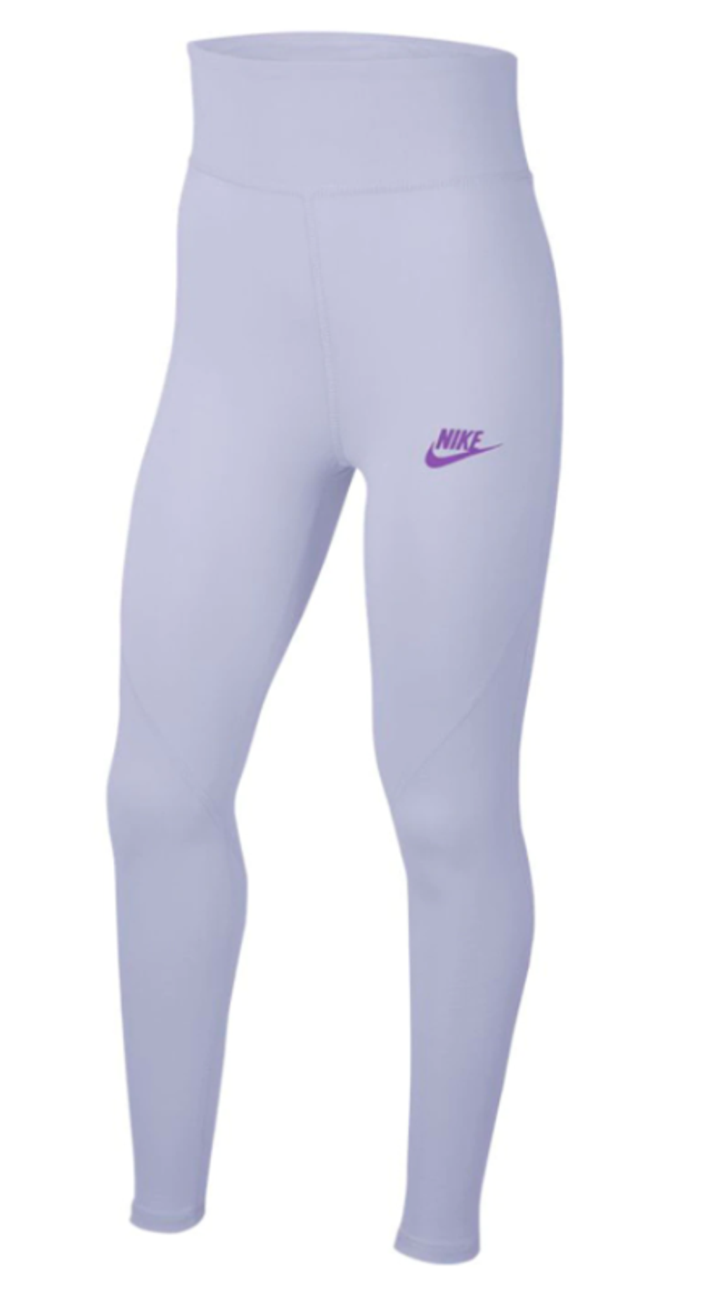 Штаны для девочки теннисные Nike Sportswear Favorites Graphix High-Waist Legging G - purple chalk/wild berry