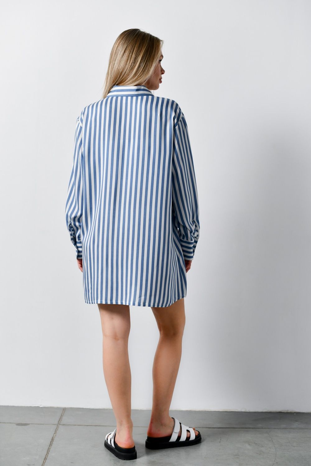 Блузка (рубашка) Тропический рай-2 Виотекс ГОЛУБОЙ