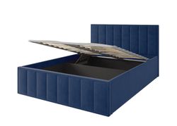 Кровать Лана (М) 1,4 (Синий Софт), ДСВ-Мебель, г. Пенза