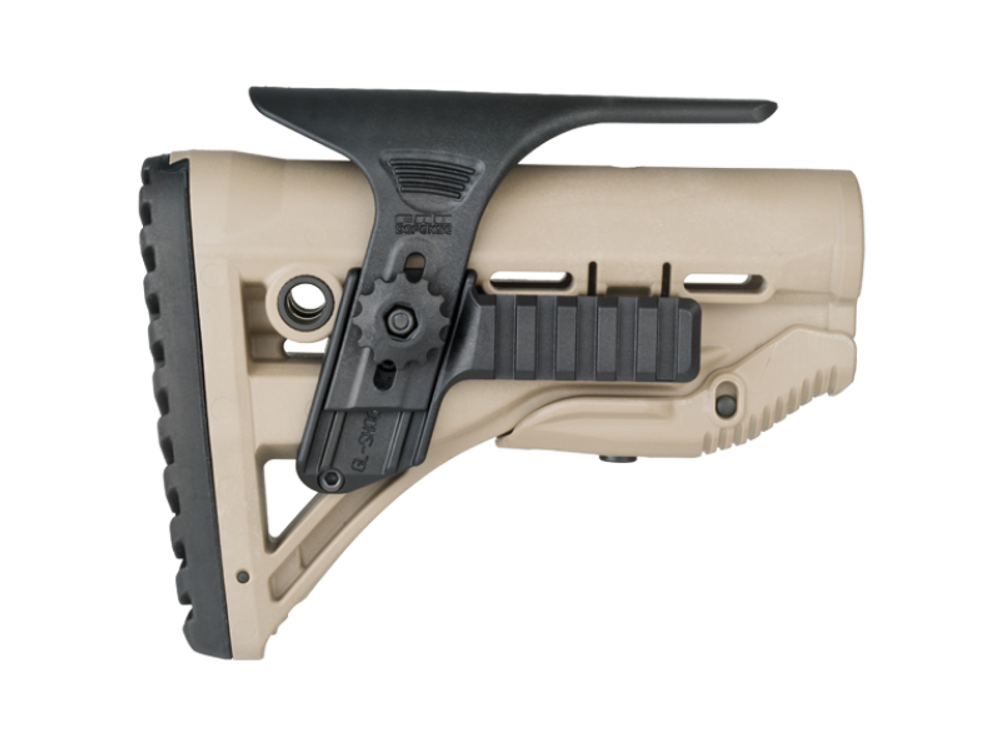 Упор щеки с планкой Picatinny GSPCP, черный, Fab Defense
