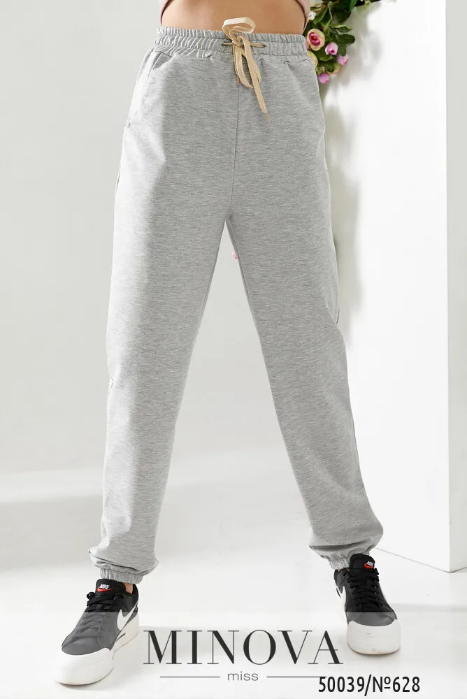 Брюки 628-серый Minova