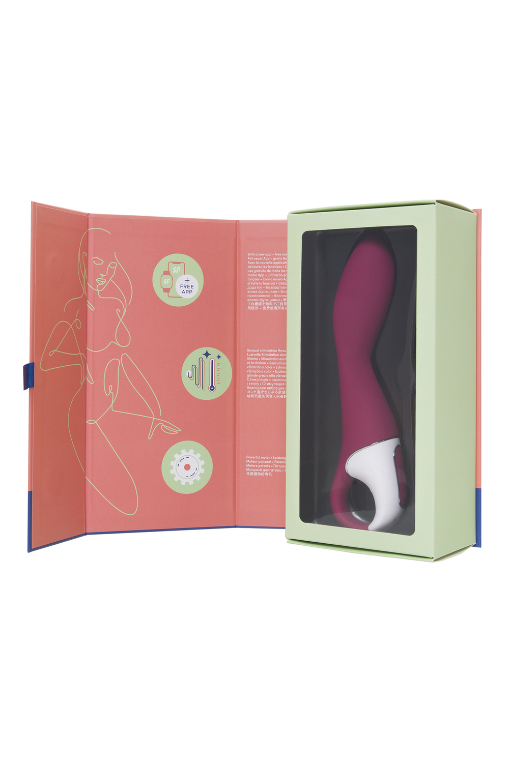 Вибростимулятор Satisfyer Heated Thrill, красный