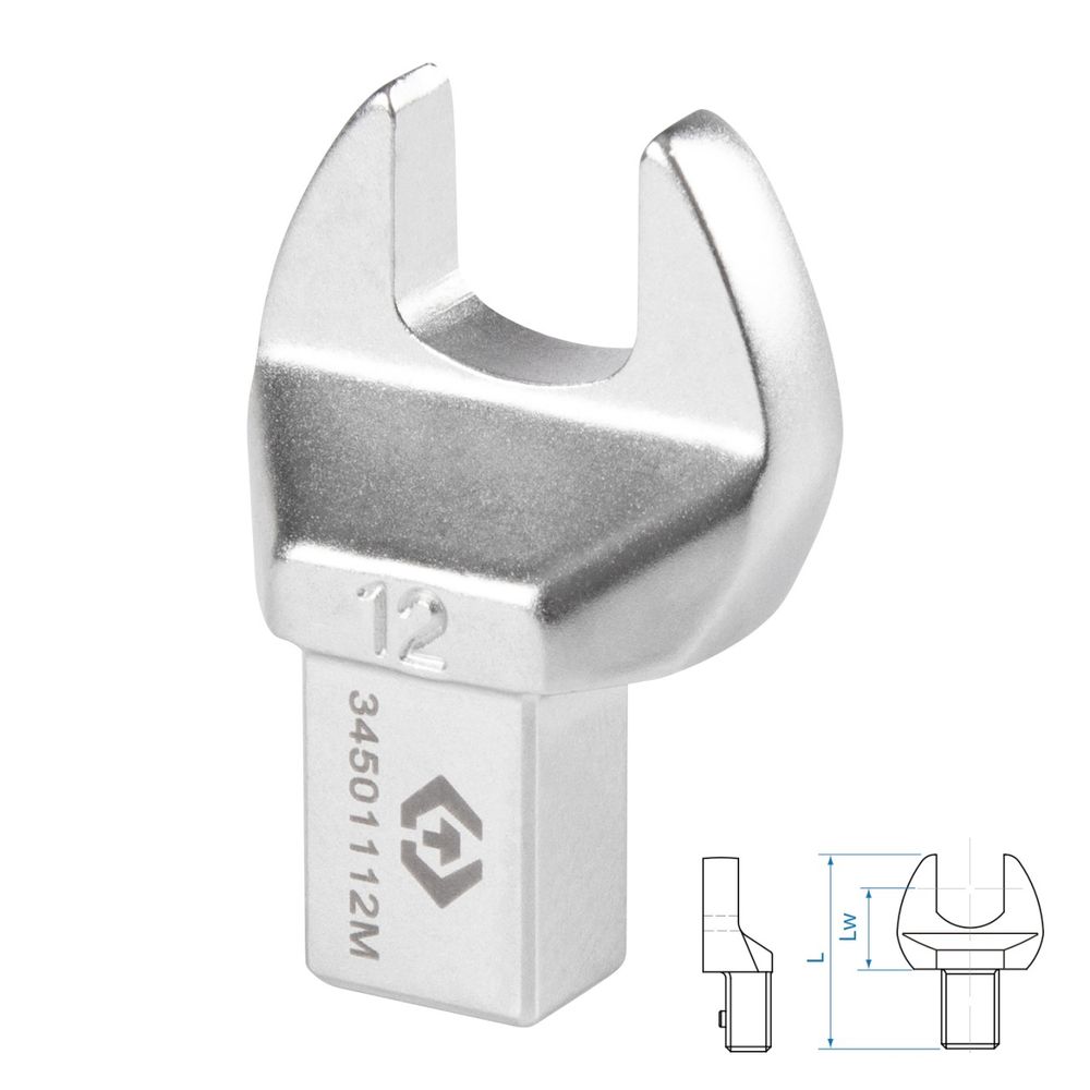 KING TONY (34501112M) Насадка рожковая серии "FIT", 12 мм, 9х12 мм