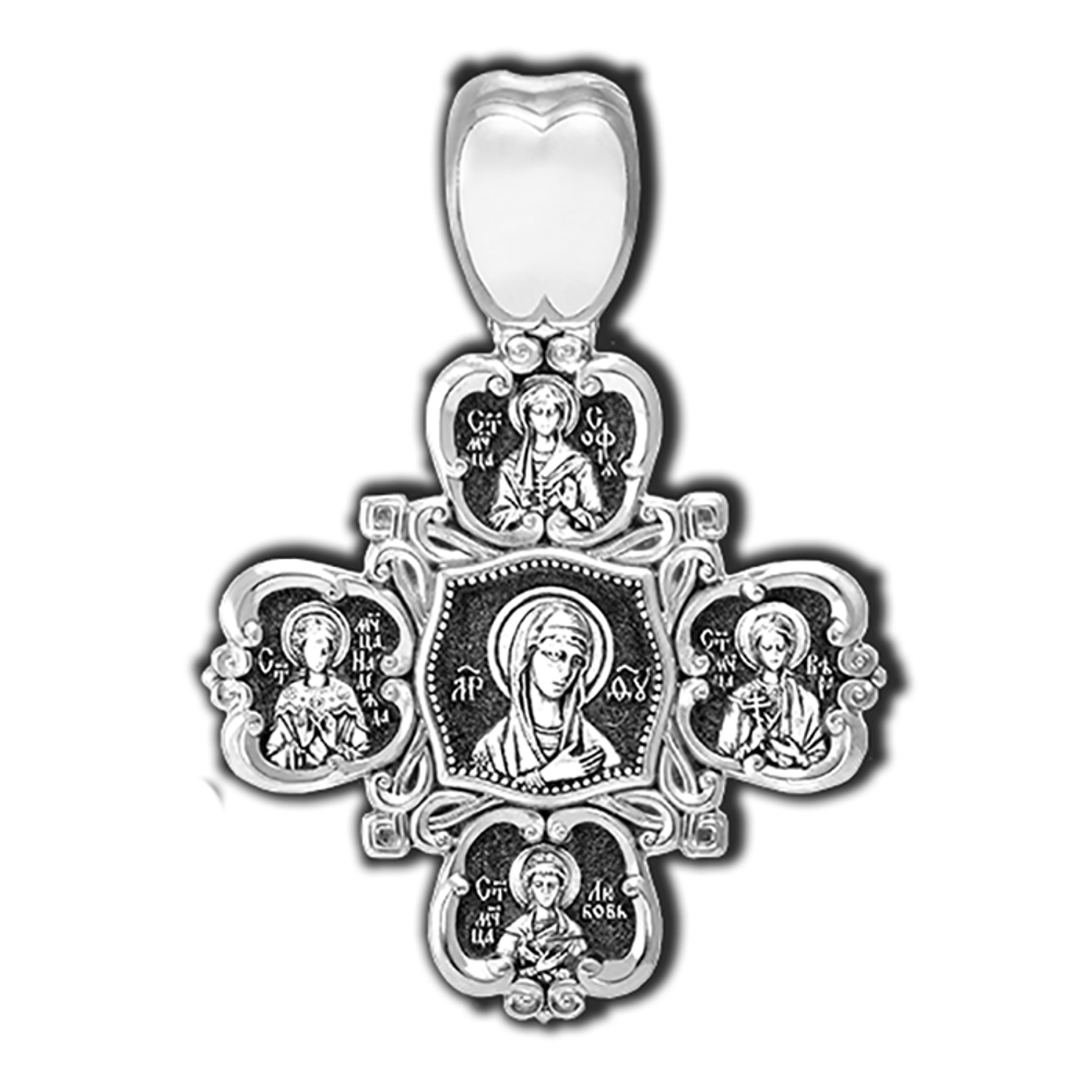 Крест православный со Спасом Нерукотворным, Богородицей и Святыми.