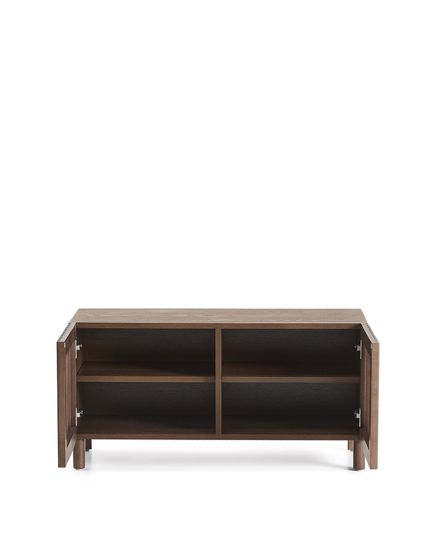 Тумба для обуви Beyla из ясеня с отделкой под орех