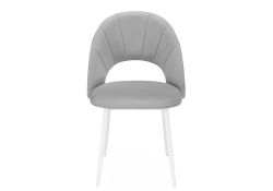 Стул на металлокаркасе Марвел крутящийся светло-серый / белый