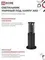 Светильник уличный напольный ТБУ SMOKY-SP300-1xA60-BL алюминиевый 300мм черный IP54 IN HOME