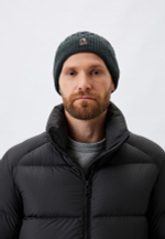 Шапка Parajumpers ARAN HAT 541 черный косы