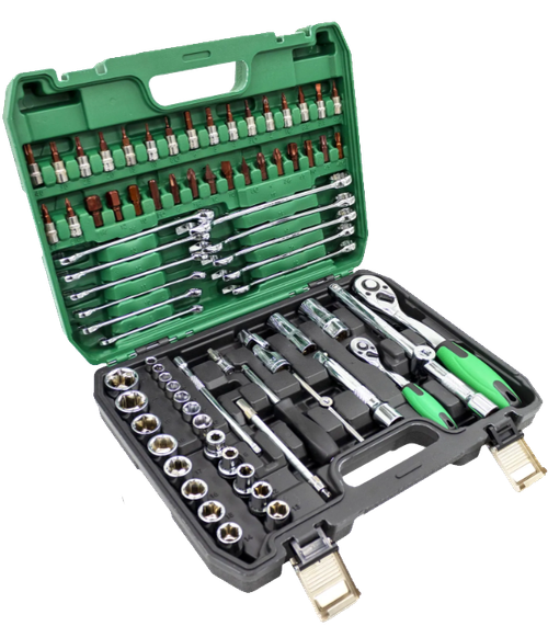 Усиленный набор инструментов 78 предмета/автомобильный 1/4, 1/2