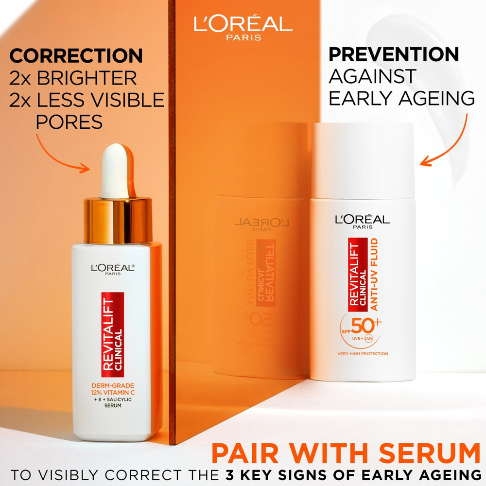 L’Oreal Paris Revitalift Clinical - сыворотка для лица с витамином С /   30  ml  / GTIN 3600524081690