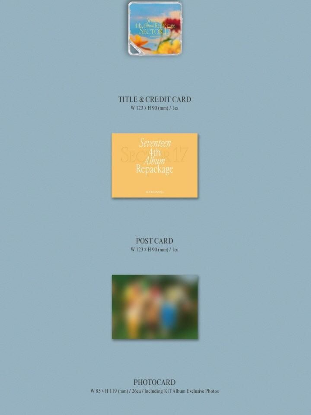Альбом SEVENTEEN - SECTOR 17 4th Album Repackage KIHNO KiT