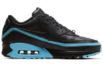 UNDEFEATED x Nike Air Max 90 retro comfortable synthetic leather non-slip lightweight low-top air cushion casual running shoes for men and women the same style black and blue