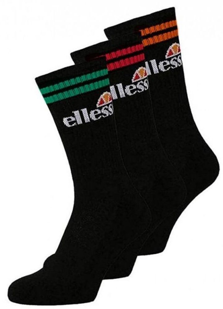 Теннисные носки Ellesse Pullo 3P Socks - black