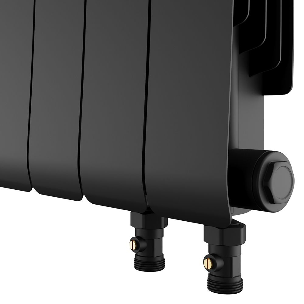 Радиатор биметаллический Royal Thermo Infinity 300 Noir Sable VR80 - 8 секц.