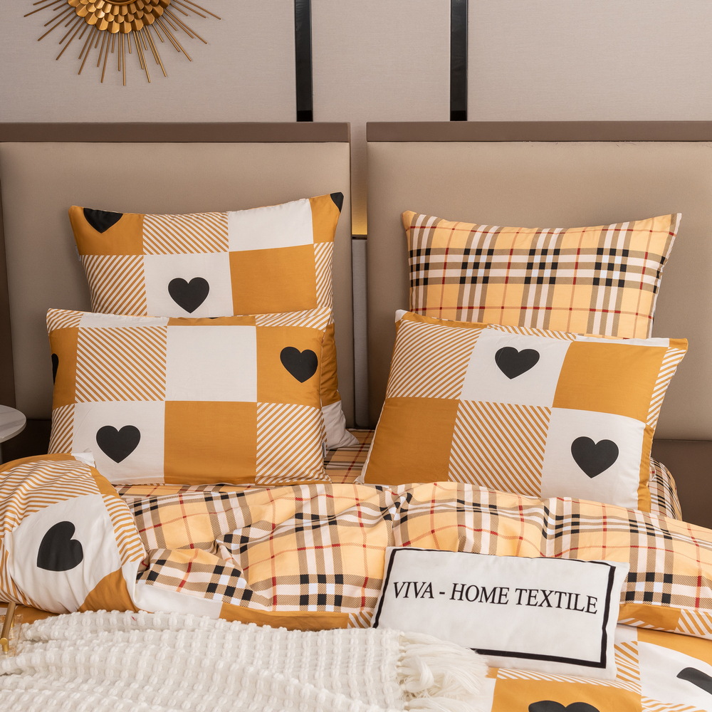 Комплект постельного белья Делюкс Сатин 100% хлопок L437