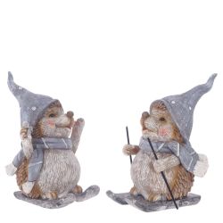 GAEM Фигурка декоративная "Ежик", L7,5 W9 H12 см, 2в.