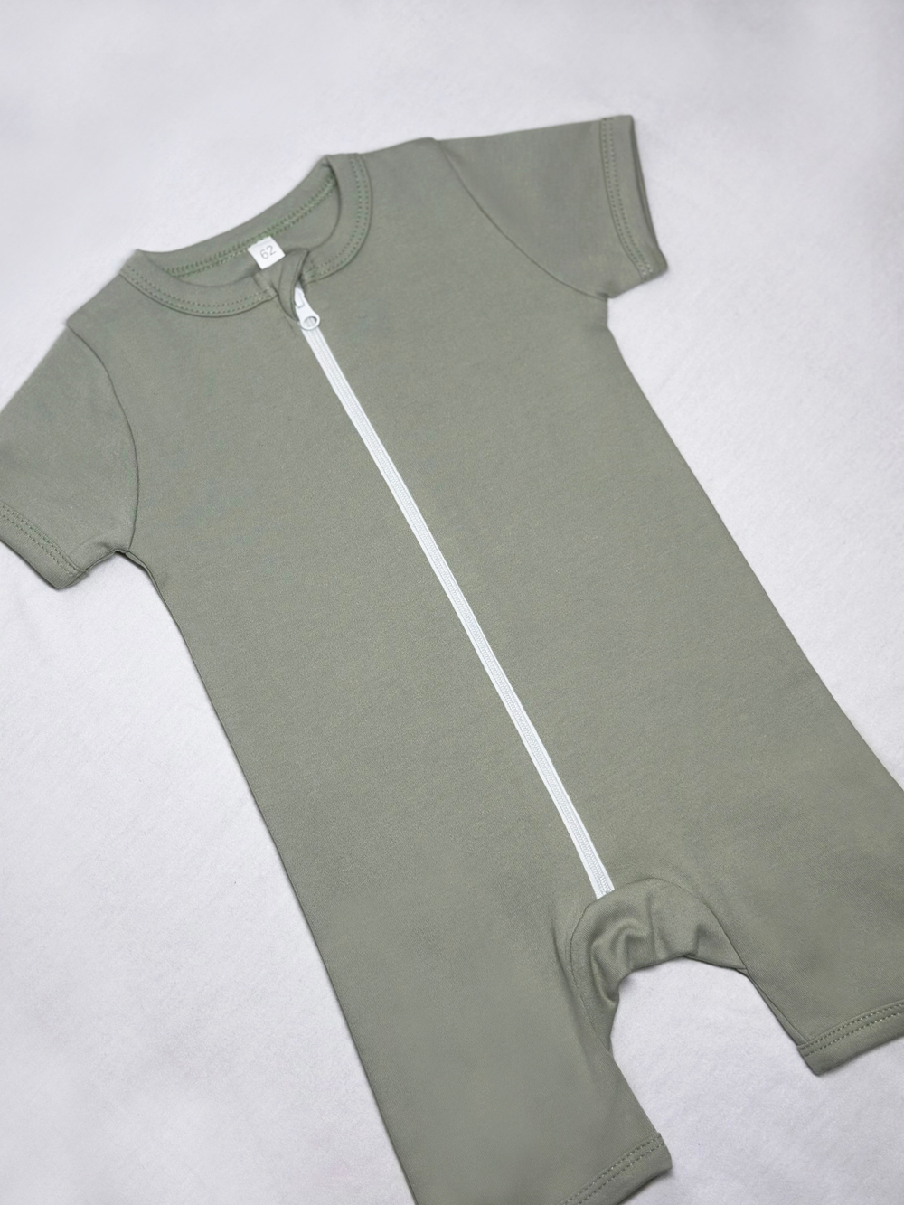 Полукомбинезон-песочник на молнии Шалфей RinaAmari