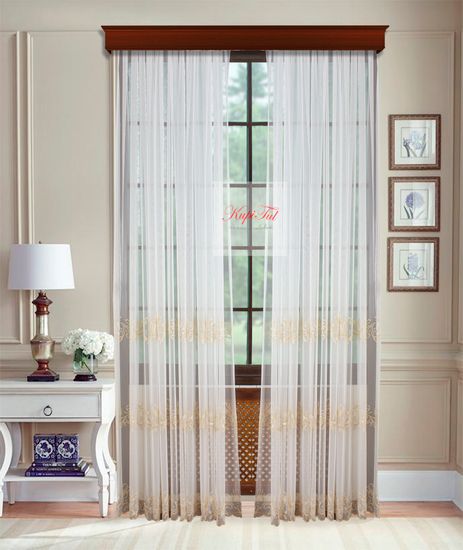 Тюль Belle-2 французская сетка (золото)