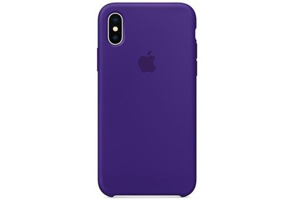 Чехол силиконовый для iPhone XS Max (Ультрафиолет)