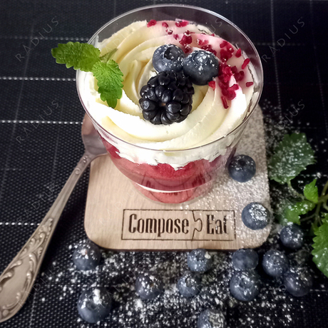 Подставка под кружку 10х10см ComposeEat Everyday дуб светлый