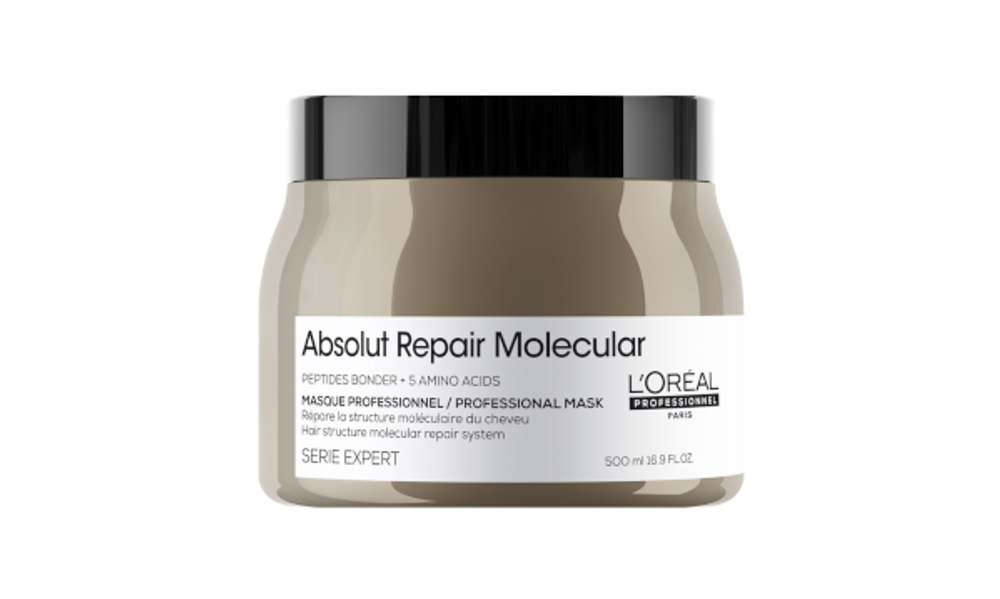 L'Oreal Professionnel Маска, восстановление поврежденных волос, Рено Absolut Repair Molecular 500мл